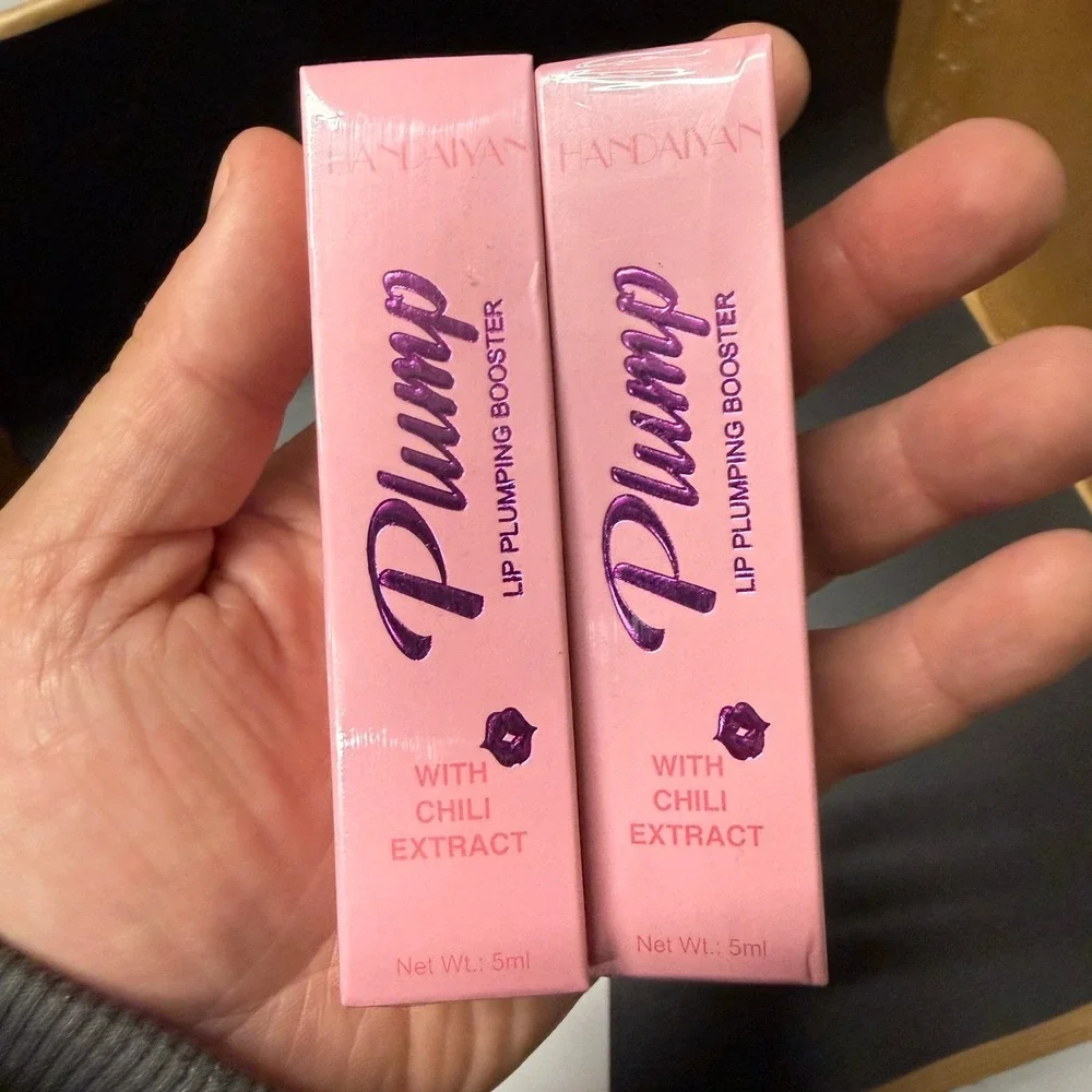 Set of 2 Lip Plumping Booster #01, #06 EXP 10/2026 With Chili Extract